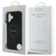 8. Guess Saffiano Classic Logo MagSafe-Hülle für iPhone 16 – Schwarz