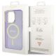 8. Guess GUHMP14XHCMCGU iPhone 14 Pro Max 6,7" Lila/Lila Hardcase Glitter Gold MagSafe