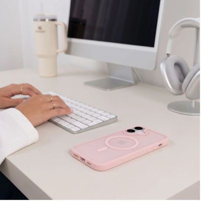 5. Tech-Protect BasicMag MagSafe iPhone 17 Hülle – Mattrosa