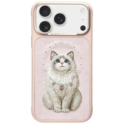 Nimmy Lucky Fashion Cat MagSafe Hülle für iPhone 17 Pro Max – pink