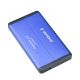 4. GEMBIRD HDD/SSD-Gehäuse, USB 3.0, 2,5" SATA, Aluminium, Blau