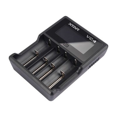 XTAR-LADEGERÄT FÜR ZYLINDRISCHE LI-ION-VC4-AKKU