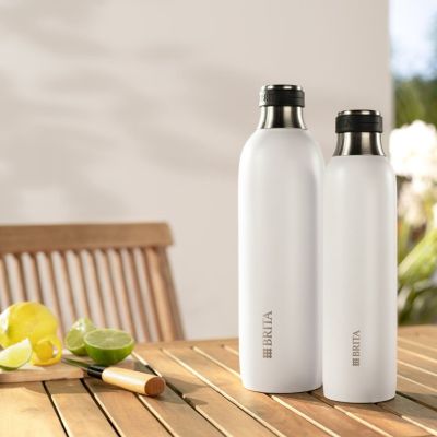 Brita sodaTRIO Flasche (0,65 l; weiß)
