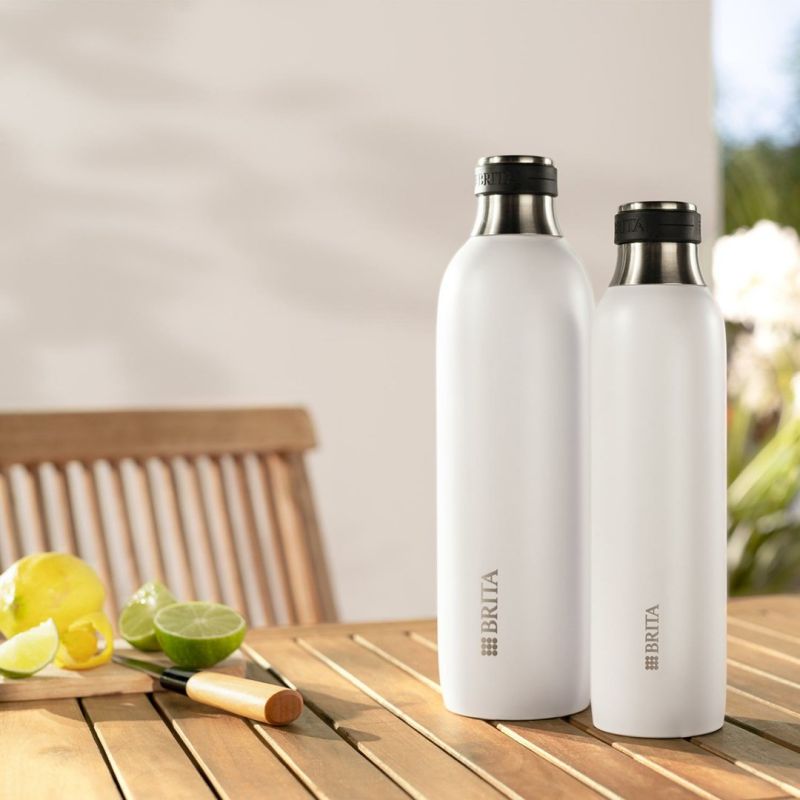 Brita sodaTRIO Flasche (0,65 l; weiß)