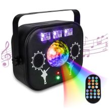 LIGHT4ME MULTIBOX Multifunktions-LED-Diskokugel-Laser