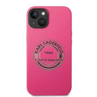 3. Karl Lagerfeld KLHCP14MSRSGRCF iPhone 14 Plus 6,7 "Hardcase rosa / rosa Silikon RSG