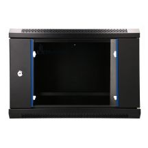 Extralink LITE 6U 530x400 Wand-Rackschrank Schwarz Freistehend/Wand-/Bodenrack Schwarz