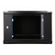 Extralink LITE 6U 530x400 Wand-Rackschrank Schwarz Freistehend/Wand-/Bodenrack Schwarz
