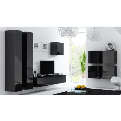 5. TV-Schrank VIGO '180' 30/180/40 schwarz/schwarz-Kombination