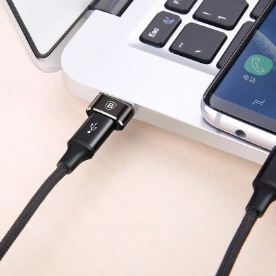 12. Baseus Mini USB-C-zu-USB-A-Adapter – Schwarz
