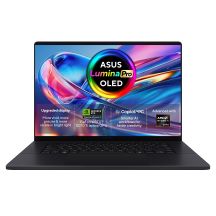 ASUS ProArt P16 H7606WR-SE058X Ryzen AI 9 HX 370 16,0" 4K 120Hz 1600nits AR LBL 32GB LPDDR5X SSD1TB GeForce RTX 5070 Ti 12GB CamFHD 90Wh W11Pro Aluminium Nano Schwarz