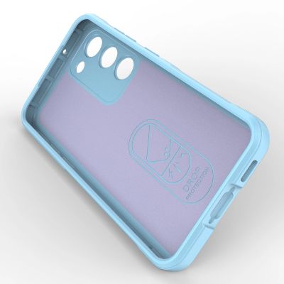 21. Magic Shield Case für Samsung Galaxy S23+ flexible Panzerhülle blau