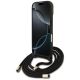 4. Guess 4G Big Logo Cord Strap Crossbody Case für iPhone 17 - Schwarz