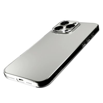 7. Puro 03 Nude Silikonhülle für iPhone 16 Pro Max – transparent