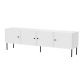 4D-TV-Schrank PALAZZO BIS 201x40x60 weiß matt
