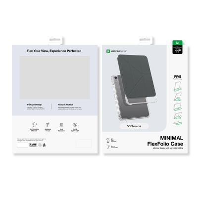 10. AmazingThing Minimalistische Hülle für iPad Air 11" M3/M4 (2025/2026) - Schwarz