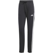 adidas Essentials 3-Streifen French Terry Damenhose mit Bündchen, Schwarz JD5302