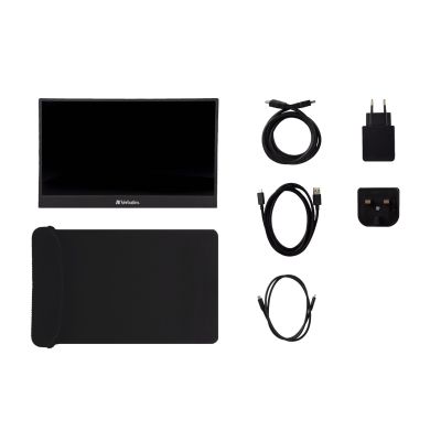 3. Verbatim 49590 Computermonitor 35,6 cm (14") 1920 x 1080 Pixel Full HD LCD Schwarz
