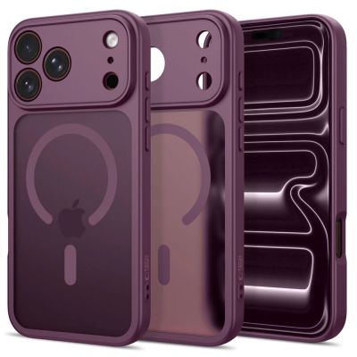 Tech-Protect BasicMag MagSafe Hülle für iPhone 17 Pro Max / 18 Pro Max – Burgunderrot Matt