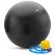 9. Meteor Fitnessball 55 cm Schwarz