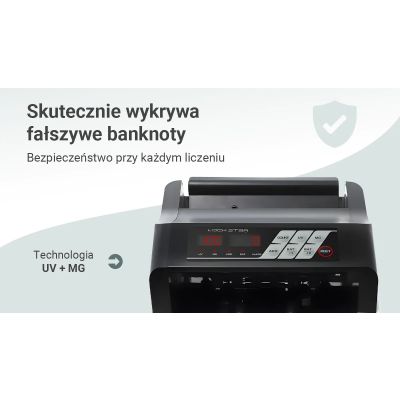 7. Extralink LockStar MG X-300 | Professioneller Banknotenzähler | UV, IR