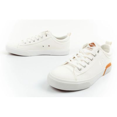 8. Lee Cooper Herren-Sportschuhe, modische weiße Sneaker, bequem