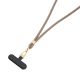 4. 3mk EasyClip Elite Smartphone-Lanyard – Beige