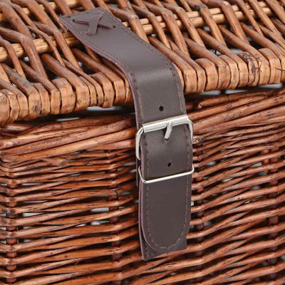 4. Fahrradkorb aus Weide für die vordere Fahrradausrüstung 45x30x25cm