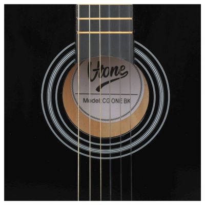 14. V-TONE CG One BK - 4/4 klassische Gitarre, schwarz