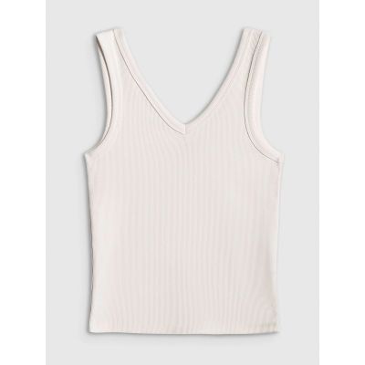 5. Schmal geschnittenes Damen-Rippstricktop 4F 4FRSS26TSLEF337-10S
