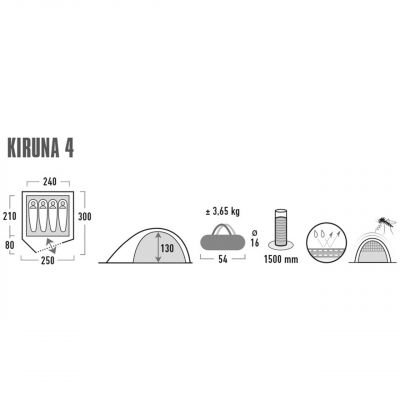 4. High Peak Kiruna 4 Zelt 10309