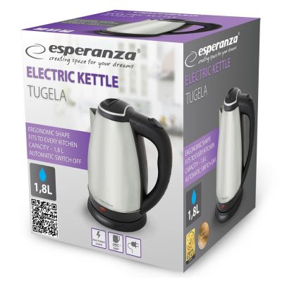 28. ESPERANZA Wasserkocher TUGELA 1,8 L MATT EKK104X