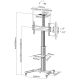 5. Equip Pagrindys 650602 TV-Wandhalterung 37' - 70'