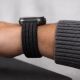 7. Tech-Protect Nylon-Sportarmband für Apple Watch 44 / 45 / 46 / 49 mm – Schwarz