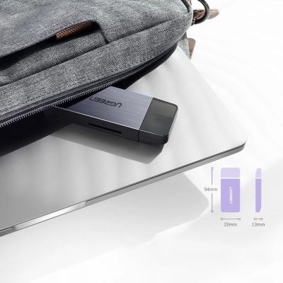 11. Ugreen SD/microSD/CF/MS Kartenleser für USB 3.0 grau (50541)