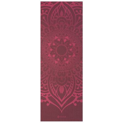 2. GAIAM Yogamatte Cherry Sundial Layers 5 mm 66301