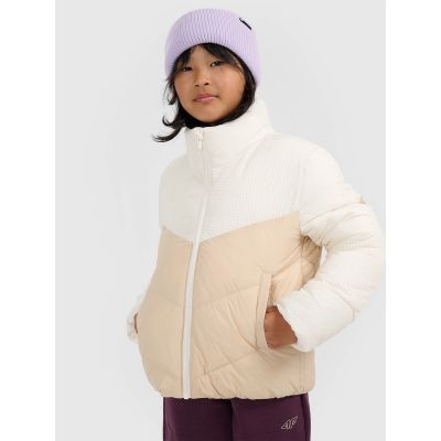Mädchen-Steppjacke mit synthetischer Daunenfüllung 4F 4FJRAW25TDJAF0807-12S
