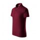 Kinder-Piqué-Poloshirt (Granat)