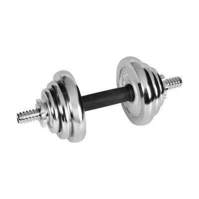 9. REBEL ACTIVE VERSTELLBARE CHROM-HANTELN IM KOFFER MIT HANTELSTANGE, 20 KG SET