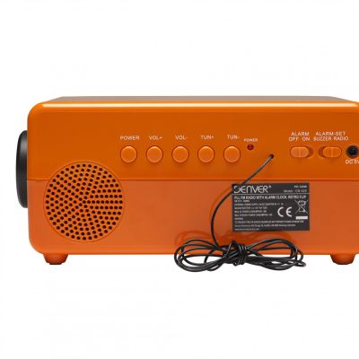 5. Denver CR-425 Retro-Radiowecker Orange