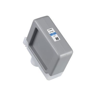 2. Canon PFI-1100 C Cyan Tinte – 160 ml – Original – für imagePROGRAF PRO-2000, PRO-2100, PRO-4000, PRO-4100, PRO-6000, PRO-6100