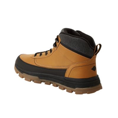 4. Lee Cooper Herren-Wintersportschuhe, karamellfarbene, gefütterte Stiefeletten