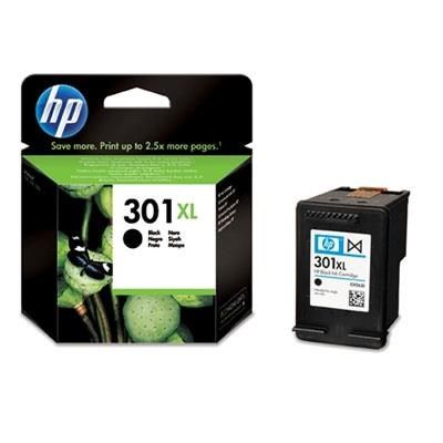 13. HP Schwarze Tintenpatrone HP 301XL, HP301XL=CH563EE, 480 Seiten, 8 ml