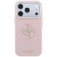 3. Guess Grained & Big Resin Logo Case für iPhone 18 Pro Max / 17 Pro Max - Pink