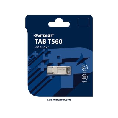 4. Patriot Flashdrive Tab T560 256GB Dual USB 120MBs