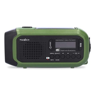 3. Nedis RDDBCR2000GN Tragbares Digitalradio Schwarz, Grün