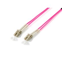 Equip 255517 InfiniBand/Glasfaserkabel 15m LC Beige, Lila