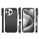 3. Carbon Case Silikonhülle für iPhone 16 Pro - Schwarz