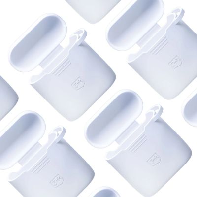 12. 3mk Silikon-AirPods-Hülle für AirPods 2 – weiß