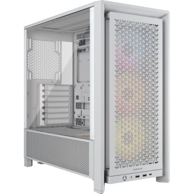 3. Corsair 4000D RS ARGB Weißes Gehäuse
